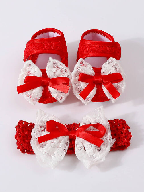 BABY SHOES WITH HEAD BAND P29